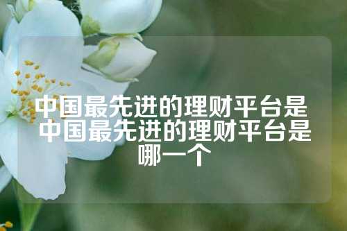 中国最安全理财平台解析 中国哪个理财平台最安全