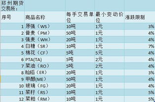 期货基金产品要素表解析与市场动态分析 期货基金产品要素表